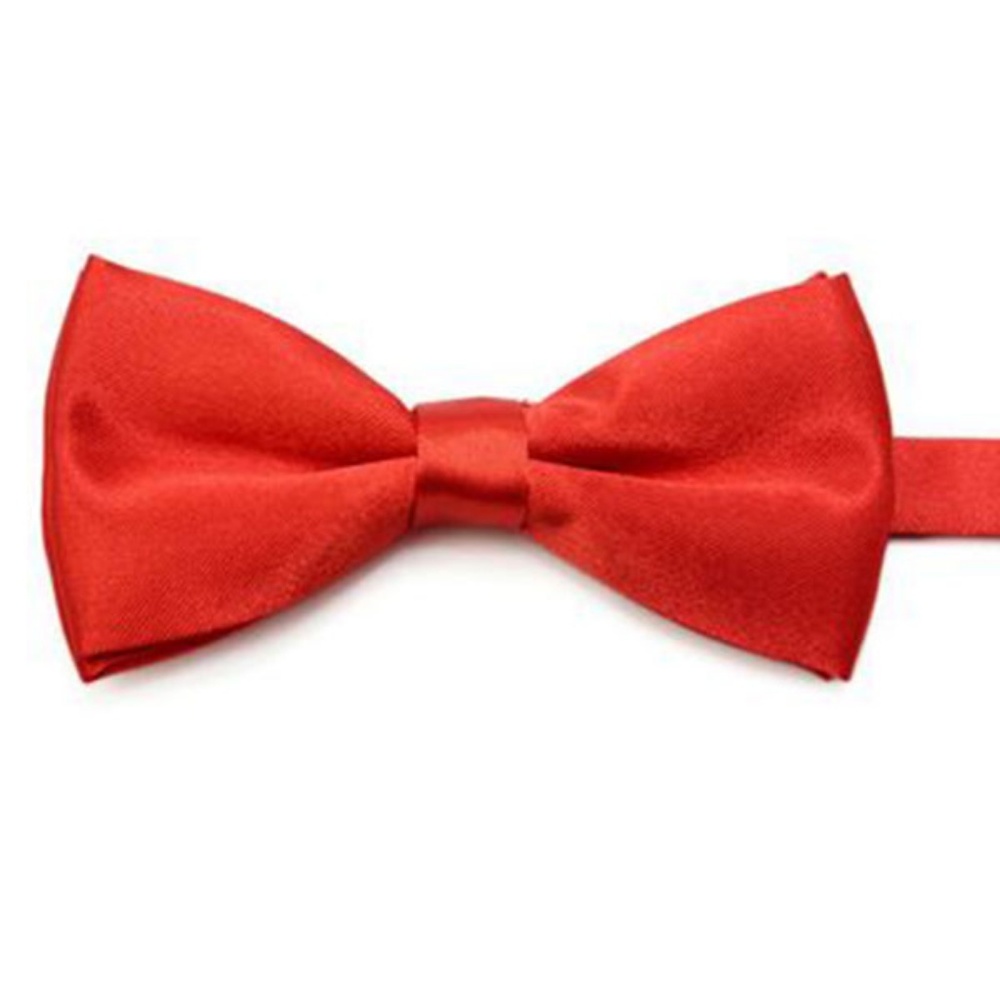 ❤️5/$25 ♥️Boys Red Satin Adjustable Bowtie